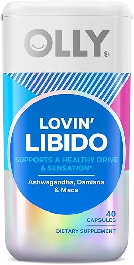 Lovin Libido Cápsulas – Aumente o Desejo com Ashwagandha e Maca  OLLY - OLLY