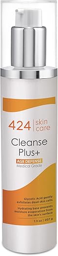 424 Skin Care - Age Defense Cleanse Plus – Testado por Dermatologistas | Limpeza Facial | 100ml
