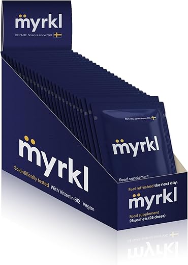 Myrkl - Suplemento Único para Apoio à Saúde do Fígado, Energia Matinal com Probiótico de Alto Desempenho, L Cisteína – Marca em Destaque