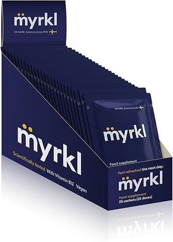 Myrkl - Suplemento Único para Apoio à Saúde do Fígado, Energia Matinal com Probiótico de Alto Desempenho, L Cisteína – Marca em Destaque