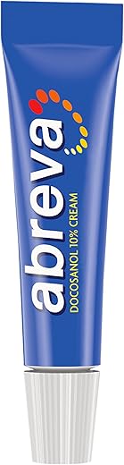 Docosanol 10% Creme Tubo, Tratamento Aprovado pela FDA para Ferida de Frio/Herpes Labial, 2g - Abreva