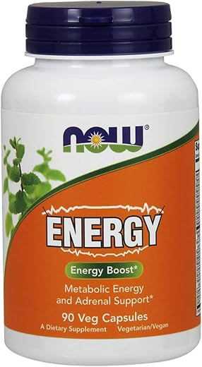 NOW Foods - Now Foods Energy – Dieta Metabólica 90 Cápsulas Vegetais | Aumente sua Energia Naturalmente