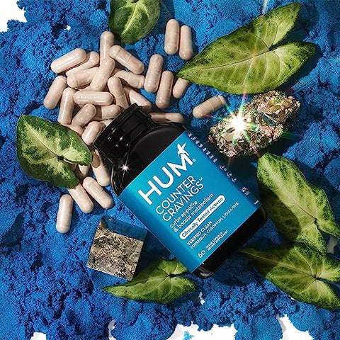 Counter Cravings – Supressores de Desejos com Cromo e L-Teanina, Extrato de Algas Marinhas | HUM Counter Cravings – Cromo e L-Teanina para Controlar Desejos - HUM