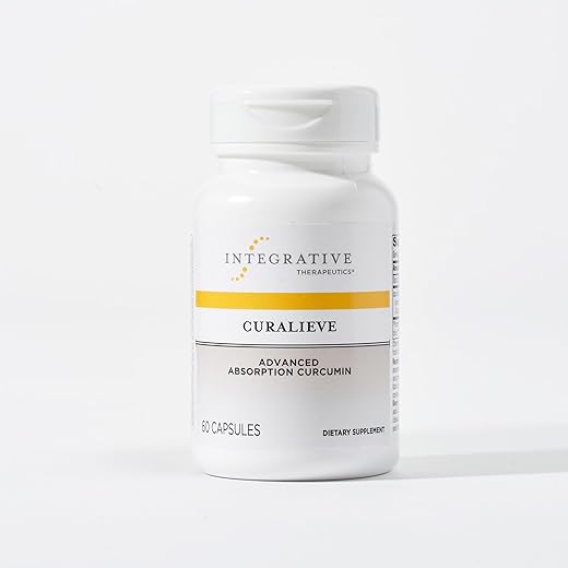 Curalieve – Suplemento Dietético com Curcumina Bioativa – Suporte aos Caminhos Antioxidantes – 60 cápsulas - Integrative Therapeutics