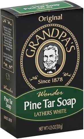 Grandpa's - Sabonete de Alcatrão de Pinho Grandpa 121g (Pacote com 6)