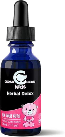 Cedar Bear Naturales - Cedar Bear Herbal Detox para Crianças – Suplemento Herbal Líquido que Fortalece o Sistema Imunológico – Marca Cedar Bear