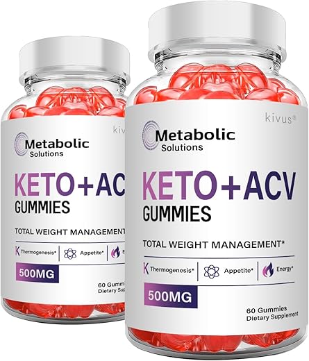 kivus - Kivus Metabolic Solutions Gummies – Gomas Metabólicas Keto ACV (2 Pacotes, 120 Gomas)