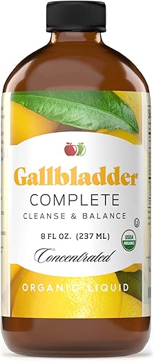 Complete Natural Products - Gallbladder Complete 240ml Concentrado Líquido Orgânico – Vinagre Digestivo Amargo – Marca Gallbladder Complete