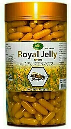 NatureNow - Nature’s King Geléia Real 1000 Mg. 365 Comprimidos – Benefícios para a saúde e vitalidade – Marca Nature’s King