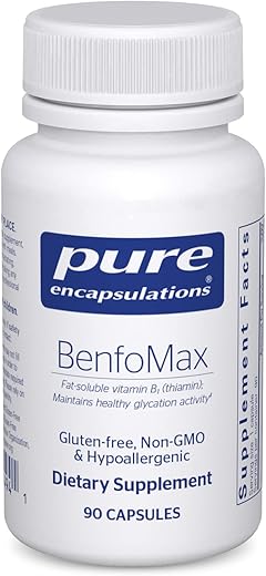BenfoMax 90’s – 200 mg Benfotiamina – Vitamina B1 Tiamina – Suporte ao Coração – Comprar Online | Pure Encapsulations - Pure Encapsulations