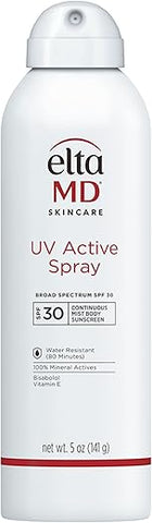 Spray Solar Mineral Ativo FPS 30, Proteção Ampla Espectro, Óxido de Zinco, 150 ml - EltaMD