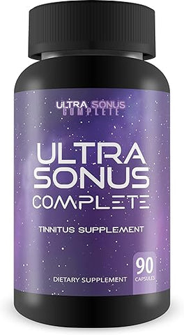 Ultra Sonus Complete - Suplemento para Zumbido – Fórmula Máxima de Alho Cúrcuma Vitamina C – Suporte à Redução da Inflamação