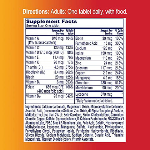 ONE A DAY - One A Day Adulto Suporte Triplo Imunológico Completo Multivitamínico com Vitaminas C e D – Marca One A Day