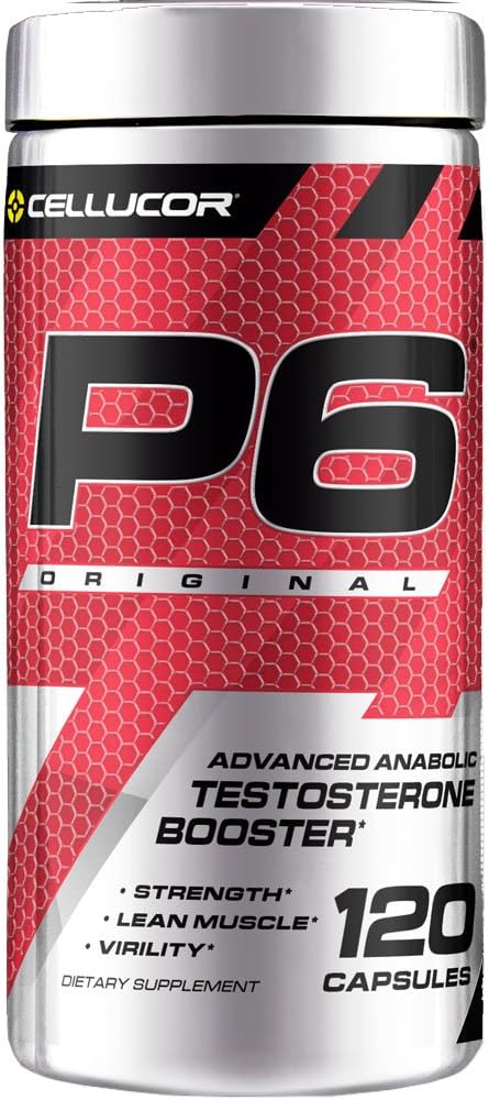 P6 Original – Suporte Avançado para Homens, Construa Força Anabólica Avançada – 60 cápsulas - Cellucor