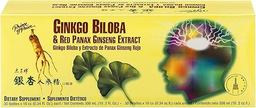 Prince Of Peace - Prince of Peace Ginkgo Biloba – Melhora a Memória e Concentração – 60 cápsulas de 120mg