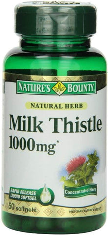 Nature's Bounty - Nature’s Bounty Milk Thistle 1000mg Softgels 50 un (Pacote com 9) – Compre Agora!