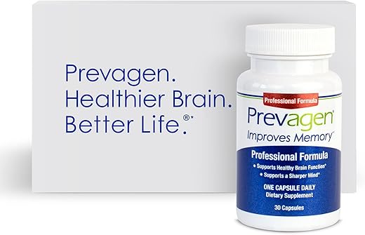 Melhora a Memória – Fórmula Profissional 40mg, 30 Cápsulas |1 Pacote| com Apoaequorina - Prevagen