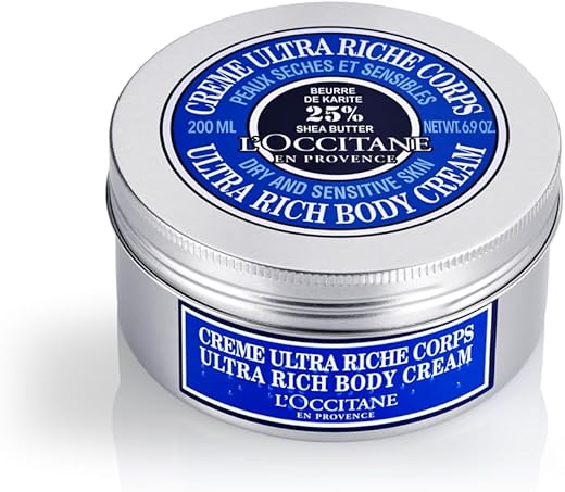 L'Occitane - L’OCCITANE Creme Corporal Ultra Hidratante: Nutre, Conforta, Pele Sensível 3+, Creme Corporal Rico, 25% Manteiga de Karité