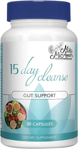 Mila Miamor - Milamiamor 15 Dias de Limpeza – Suporte Intestinal e Colônico – Detox Avançado para Mulheres