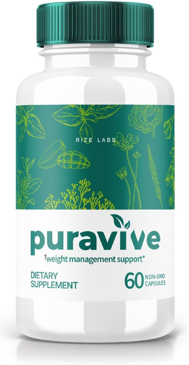rize labs - Puravive – Cápsulas de Emagrecimento com Arroz Exótico para Aumentar BAT e Níveis de Energia, Detox – 100% Natural e Eficaz