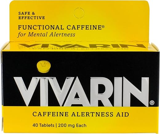 Comprimidos de 200mg para Alerta 40 Unidades (4 Pacotes) - Vivarin