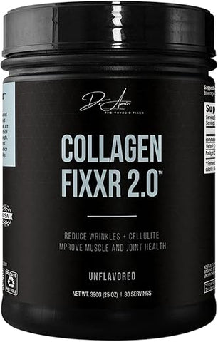 Fixxr - Colágeno 2.0 Dr. Amie | 3 Peptídeos Bioativos de Colágeno | Sem Sabor 30 Porções
