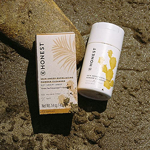 Skin Sweep Pó Esfoliante de Limpeza com Argila Kaolin | Detoxificar Purificar | Vegano Cruelty Free | 40g - Honest Beauty