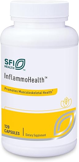 InflammoHealth – Fórmula Hipoalergênica com Boswellia, Stephania | 60 cápsulas | 500mg - Klaire Labs