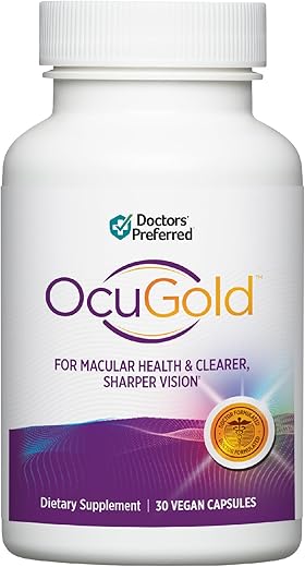 DOCTORS' PREFERRED - DOCTORS’ PREFERRED OcuGold Clínico com Luteína e Zeaxantina para a Mácula – 30 ml
