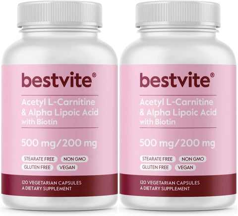 Acetyl L-Carnitine 500mg – Potencialize sua energia e desempenho físico - BESTVITE