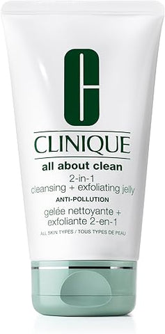 Clinique All About Clean Gel Esfoliante 2 em 1, Limpeza Facial – 150ml