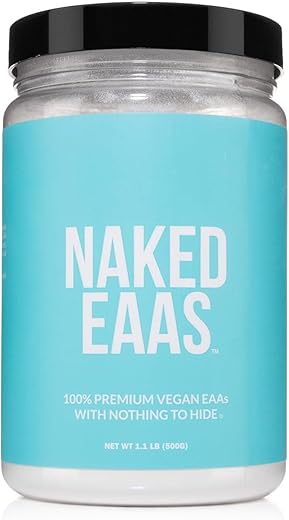 nutrition Eaas Amino Acids Powder – 50 Porções – Vegano Sem Sabor Aminoácidos Essenciais 500g – Pó de Eaa Natural Instantâneo – Suplemento em Pó - NAKED
