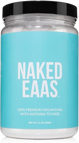 nutrition Eaas Amino Acids Powder – 50 Porções – Vegano Sem Sabor Aminoácidos Essenciais 500g – Pó de Eaa Natural Instantâneo – Suplemento em Pó - NAKED