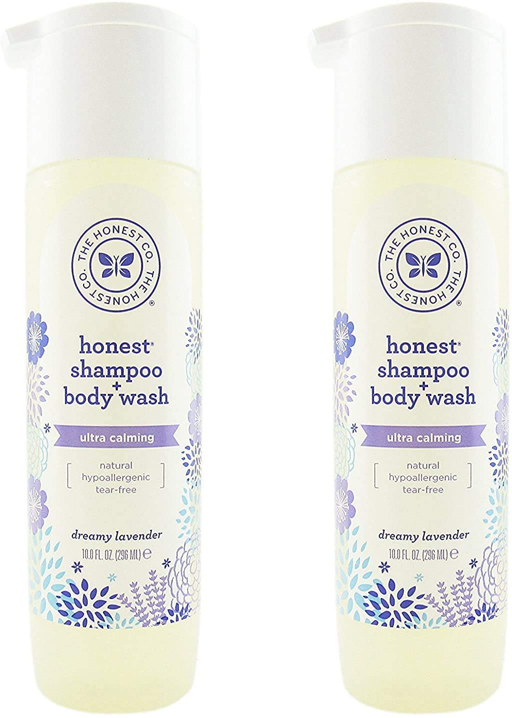 Shampoo e Sabonete Líquido Dreamy Lavender da The Honest Company (300 ml) – Kit com 2 unidades