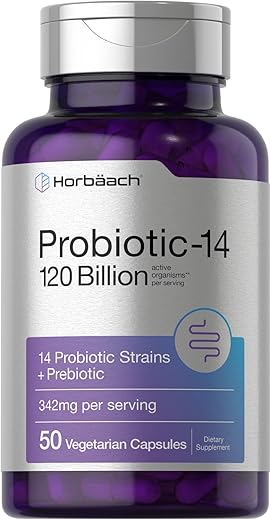 Probióticos 120 Bilhões UFC | 14 Cepas com Prebióticos | para Mulheres | 120 Bilhões UFC | 14 Cepas com Prebióticos | para Mulheres - Horbäach