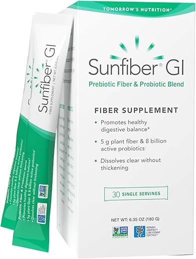 Tomorrow's Nutrition - Amanhã’s Nutrition Sunfiber GI – Fibra Prebiótica para uma Digestão Saudável