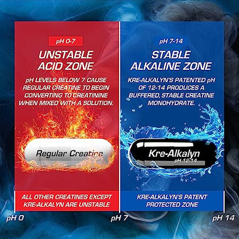 Kre-Alkalyn Hardcore | Suplemento de Creatina Monohidratada Termogênica pH Correta | Energia | 60 cápsulas - EFX Sports