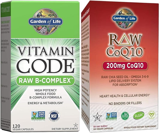 Complexo de Vitamina B – Vitamin Code Raw B – 120 Cápsulas Veganas - Garden of Life