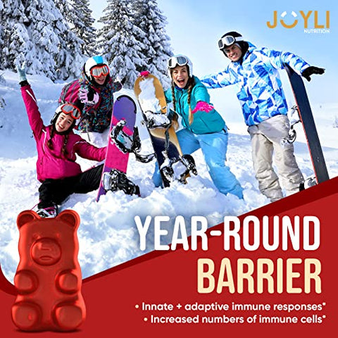 JOYLI Nutrition - JOYLI Gomas de Quercetina – Quercetina com Bromelina Zinco Vitamina C | 60 gomas