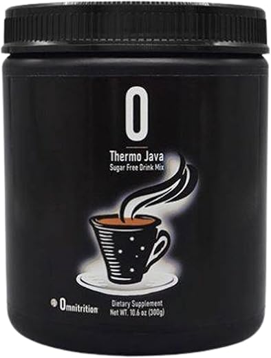 Generic - Omnitrition Thermo Java Bebida em Pó Sem Açúcar, 300g – Mix para Bebida, Café Termogênico