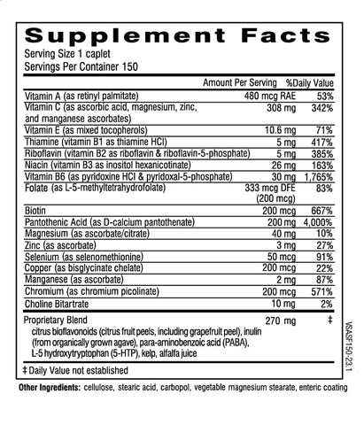 Doctor Wilson's Original Formulations - Fórmula Super Adrenal Stress do Dr. Wilson – Suporte para Adrenais, Eixo HPA, Fadiga e Energia – 150 cápsulas