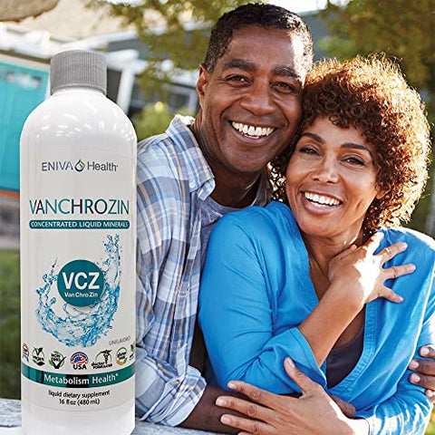 Suplemento Líquido de Minerais Iônicos VANCHROZIN, Vanádio, Cromo – 30ml - Eniva Health
