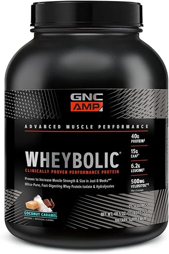 AMP Wheybolic – Coco Caramelo | 25 Porções | 500g - GNC