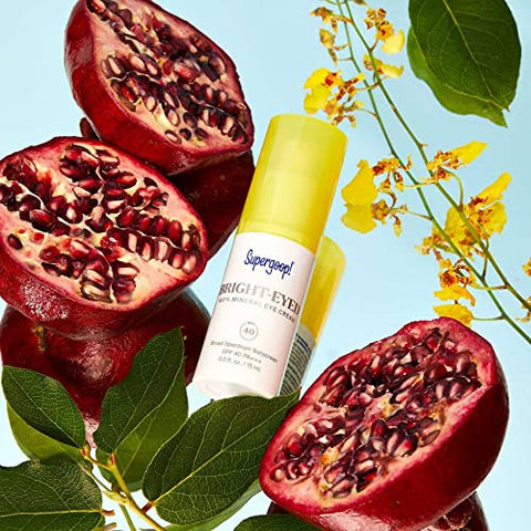 Creme para os Olhos Bright-Eyed 100%% Mineral, 15 ml – FPS 40 PA Hidratante - Supergoop!