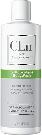 BodyWash – Sabonete Corporal Não Ressecante para Pele Comprometida com Eczema, Dermatite e Irritação – Marca CLn - CLn
