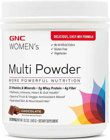 GNC - Gnc Multi Pó Chocolate para Mulheres – Energia e Nutrição Completa | 30g