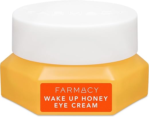 Wake Up Honey Creme para Olhos – Combate Olheiras e Inchaço – Reduz Rugas e Bolsas – Fórmula com Cafeína – 15g - Farmacy
