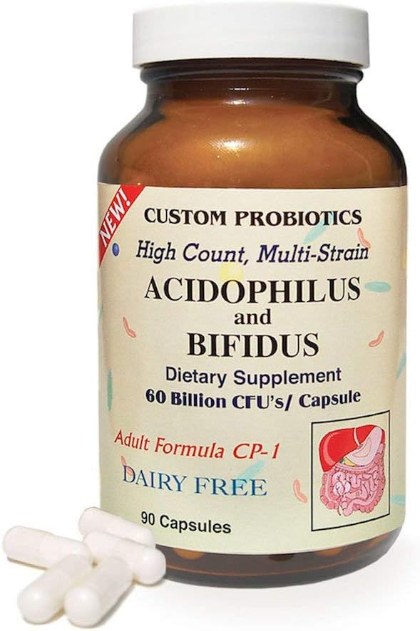 Custom Probiotics - Adult Formula Cp-1 – 90 Cápsulas | Fórmula para Adultos | Marca Cp-1