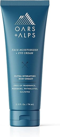 Oars + Alps - Oars Alps: Hidratante Facial e Creme para os Olhos, Nutre a Pele com Manteiga de Karité e Óleo de Jojoba, Anti-Envelhecimento, Vegano e Livre de Glúten